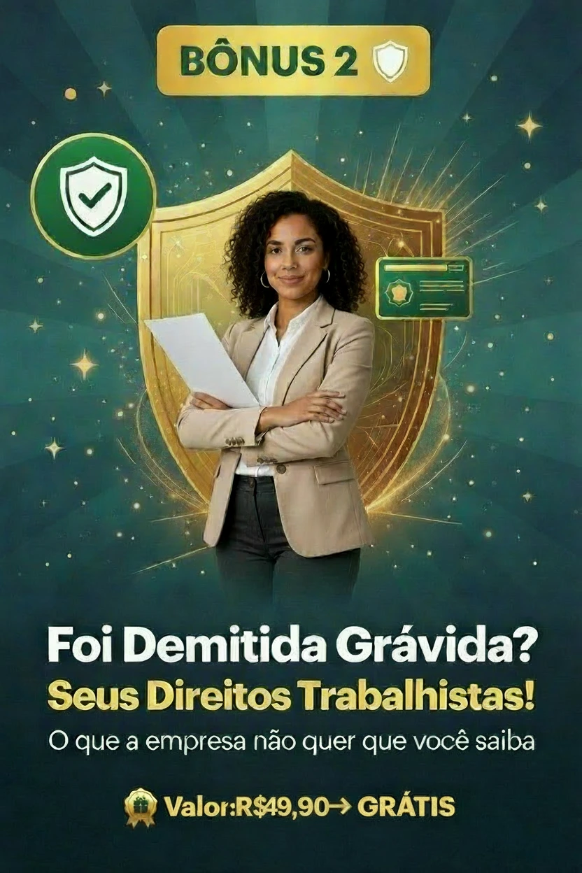 Bônus 2: Foi Demitida Grávida?