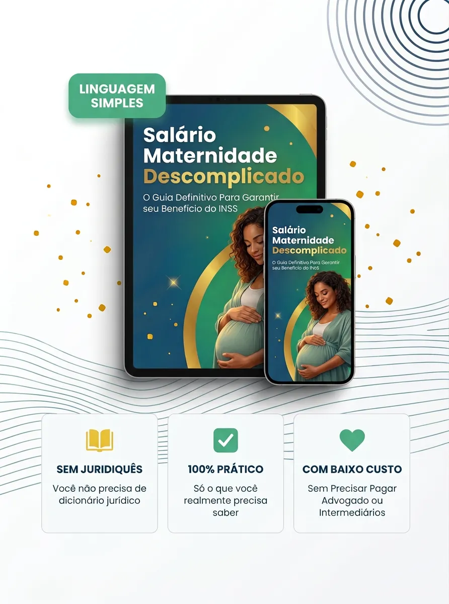 Páginas do e-book Salário Maternidade Descomplicado